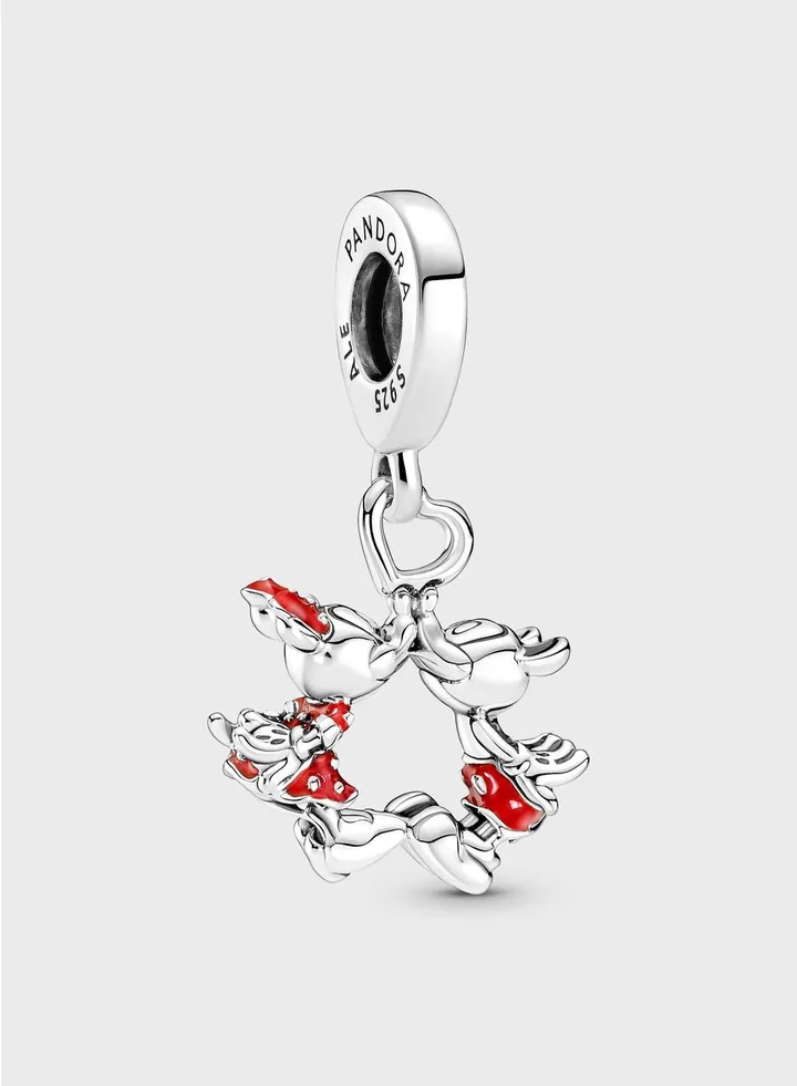 Disney Mickey Mouse & Minnie Mouse Kissing Charm