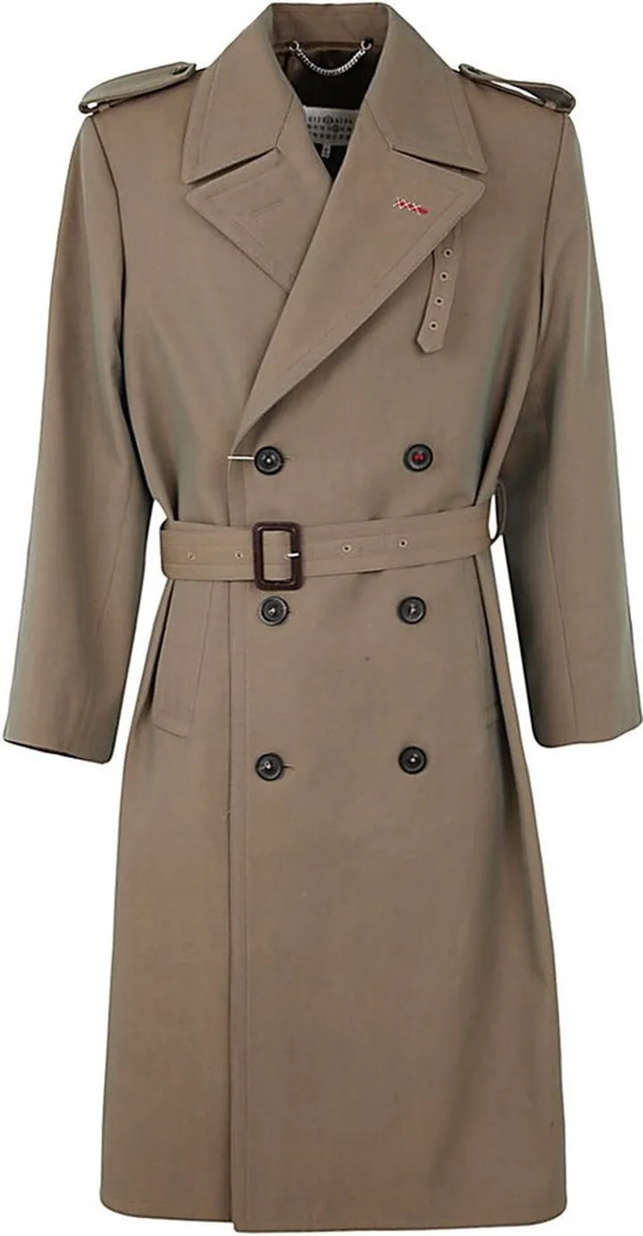 Maison Margiela Double-Breasted Trench Coat