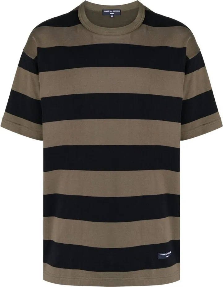 striped cotton T-shirt