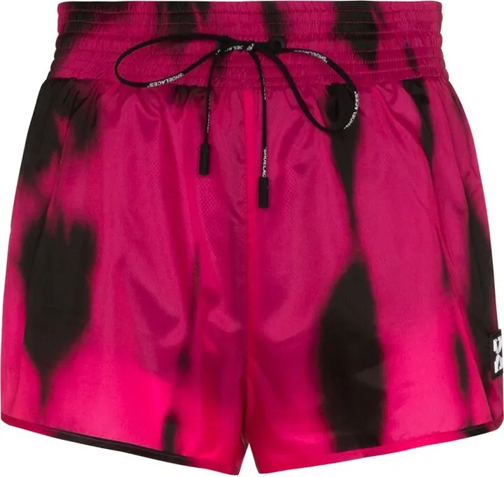 High Waist Tie-Dye Shorts
