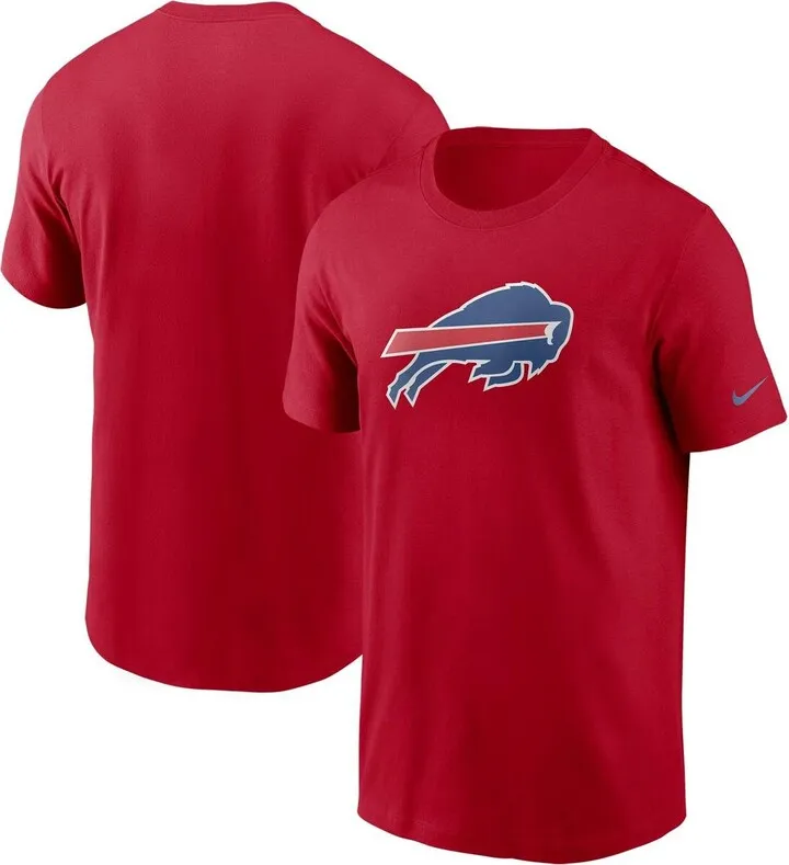 Men's Nike Red Buffalo Bills Primary Logo T-shirt