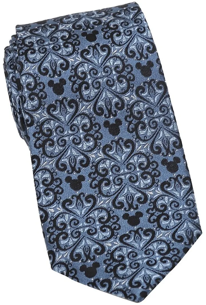 Disney Mickey Mouse Damask Tile Tie