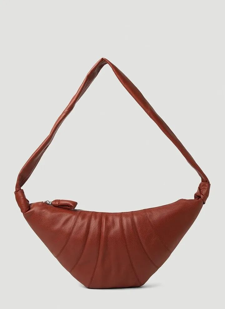 Lemaire Croissant Zip-Up Medium Crossbody Bag