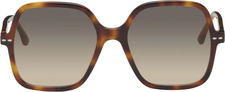 Isabel Marant Tortoiseshell Oversized Square Sunglasses