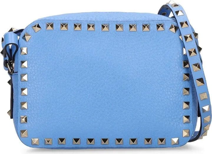 Rockstud leather crossbody bag