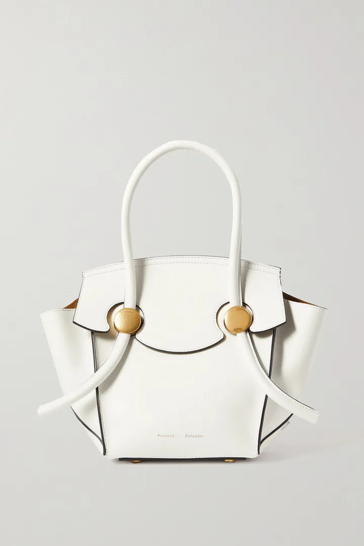 Proenza Schouler - Pipe Small Leather Tote - White