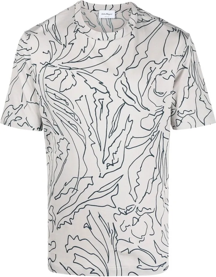 graphic-print cotton T-shirt