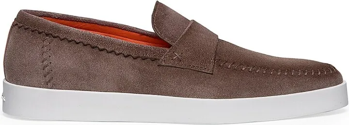 Suede Penny Loafers
