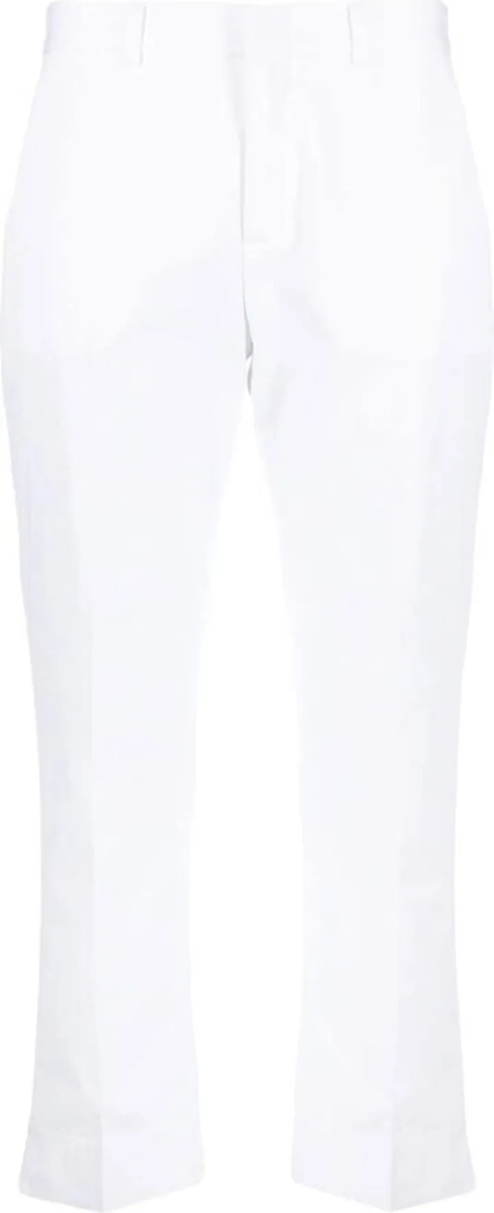 Slim-Cut Cropped Trousers