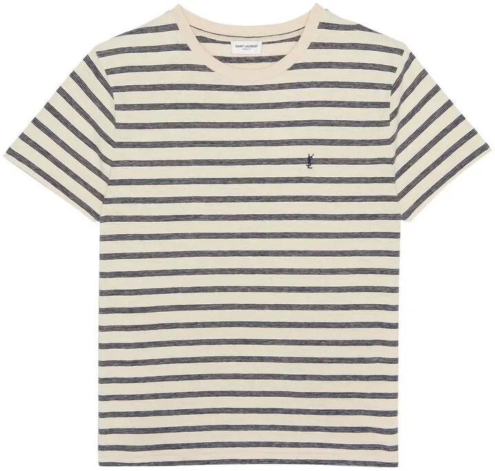 striped logo T-shirt