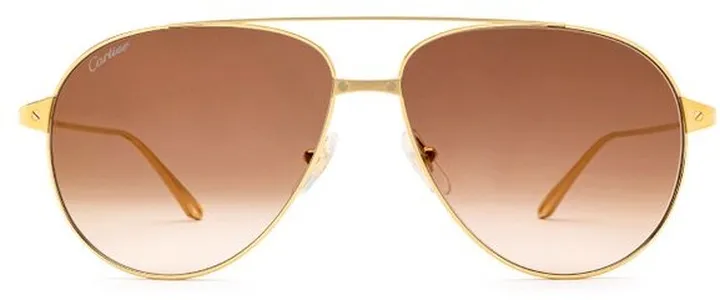 Cartier Aviator Frame Sunglasses