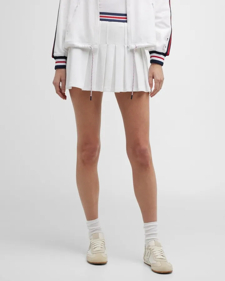 Love Charlie Pleated Mini Skirt