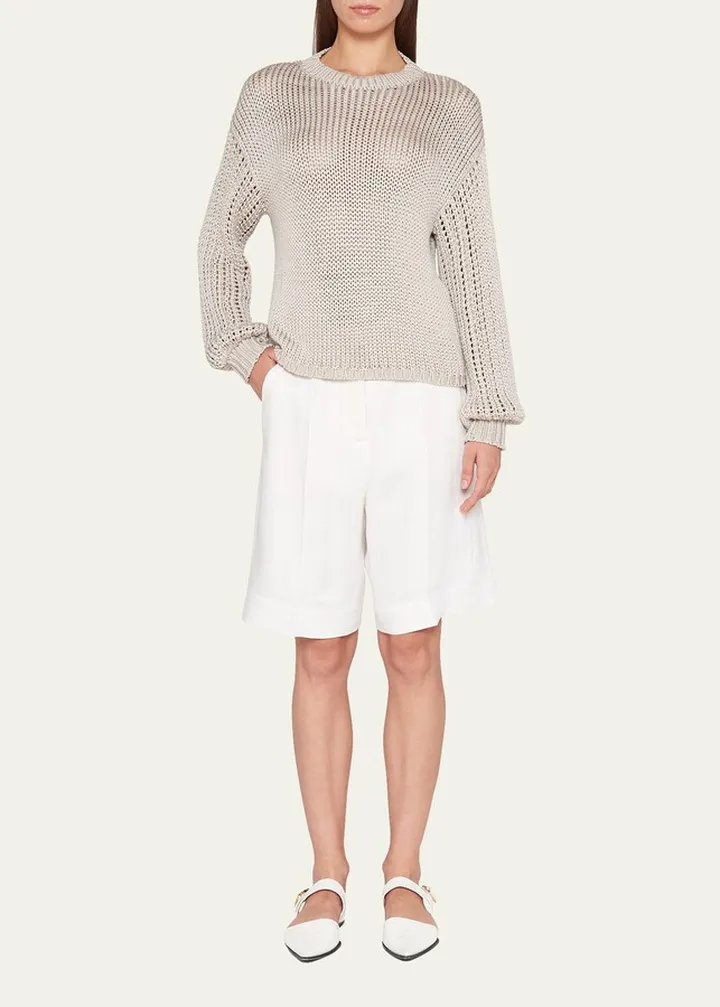 Linen Bermuda Shorts