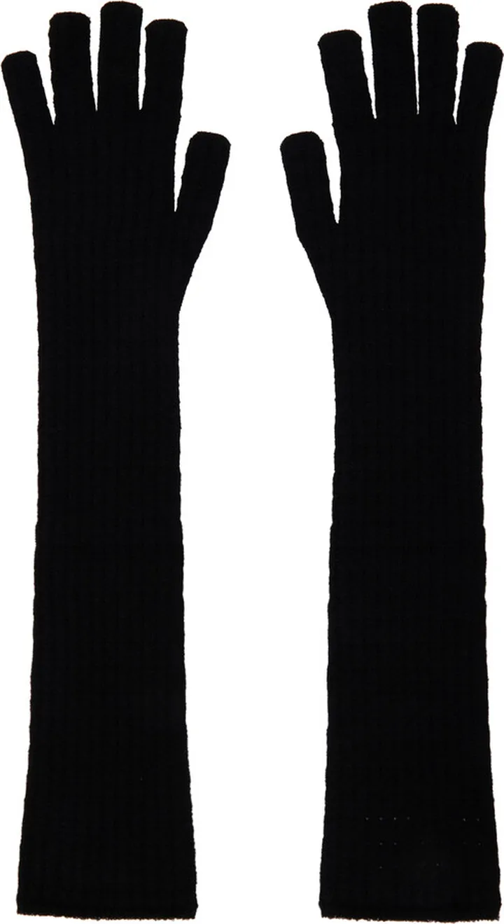 ALAÏA Black Vienne Gloves