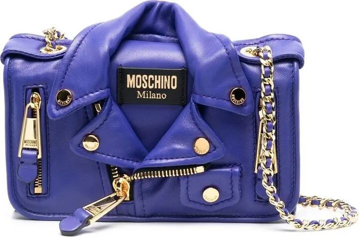 Biker-Jacket Shoulder Bag