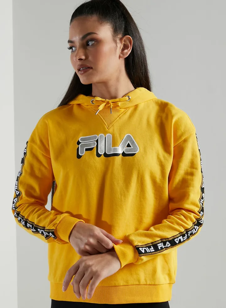 Cleo Logo Tape Hoodie
