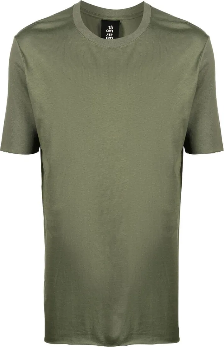 Raw-Cut Hem T-Shirt