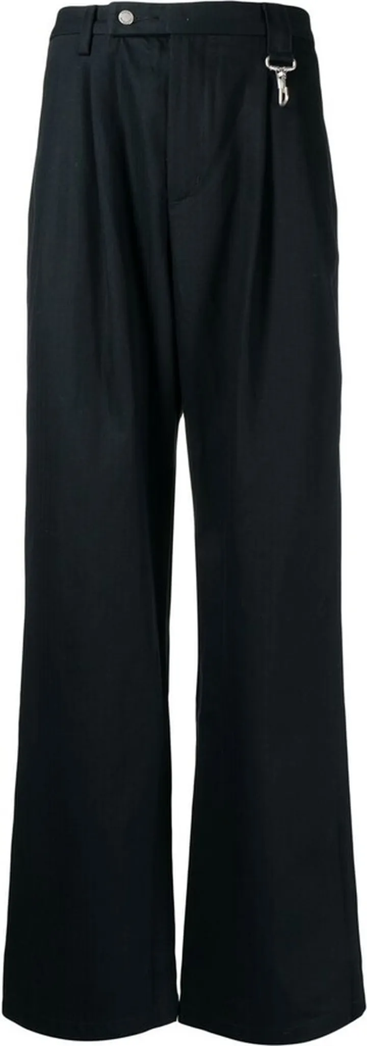 Double-Pleat Wide-Leg Trousers