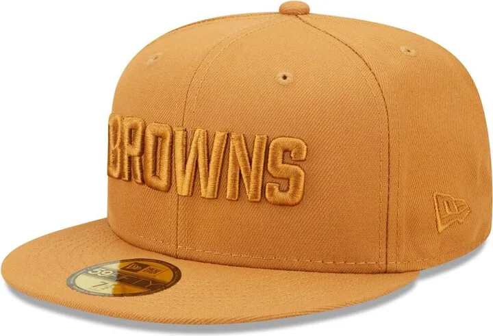 Men's New Era Brown Cleveland Browns Team Color Pack 59FIFTY Fitted Hat