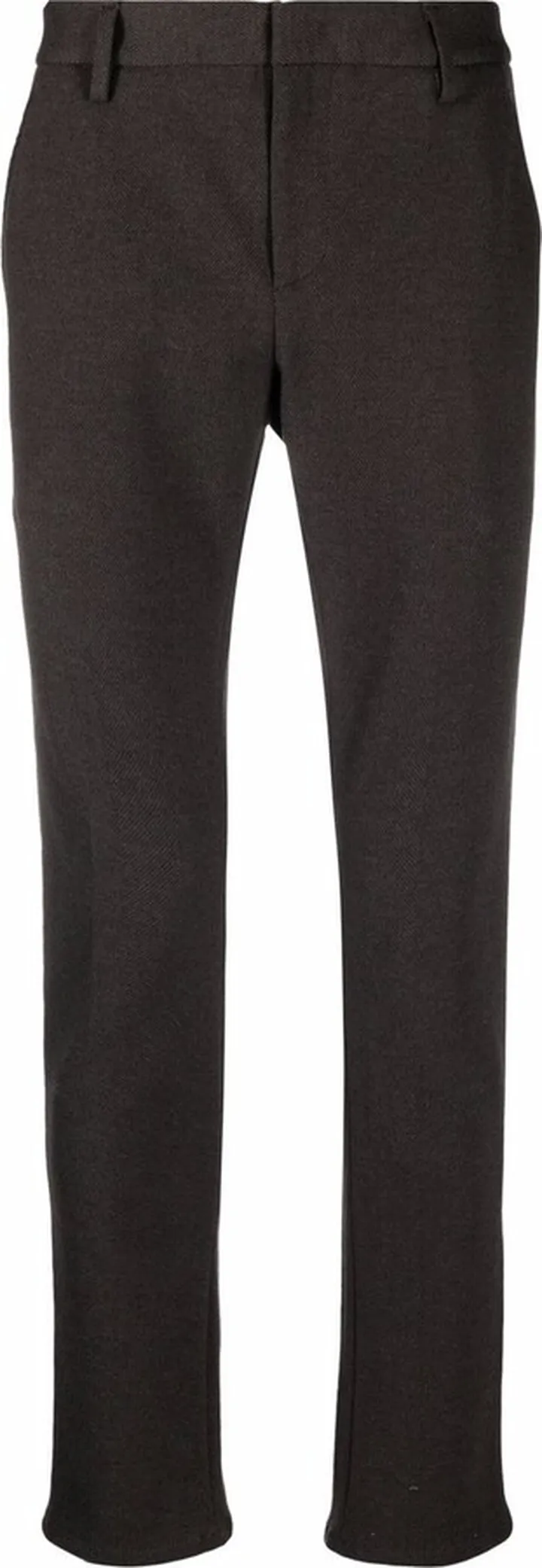 Slim-Fit Textured Trousers