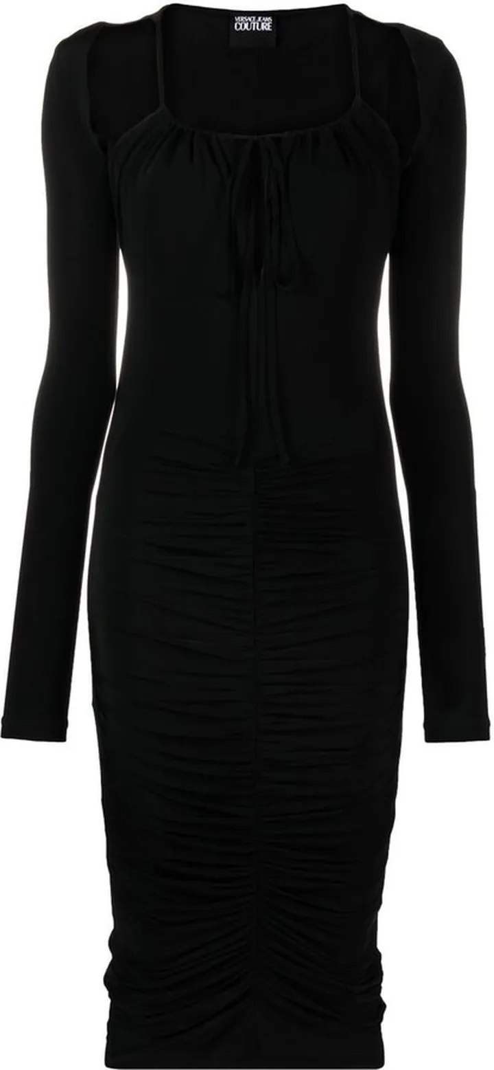 Cut-Out Detail Midi Dress