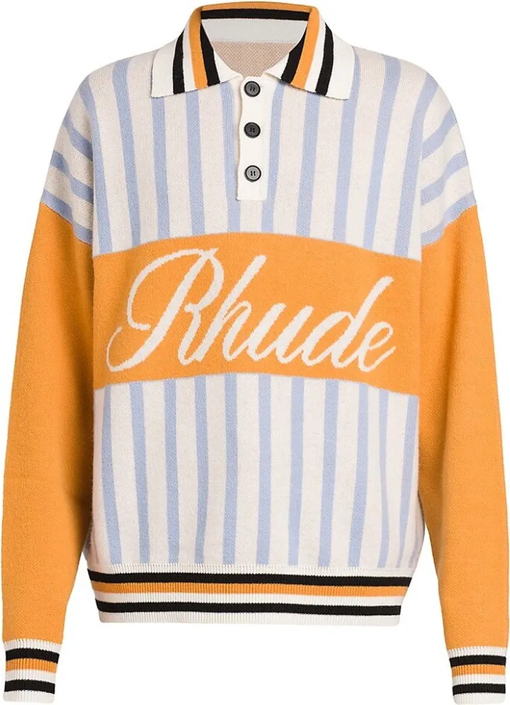 Wool & Cashmere Polo Sweater
