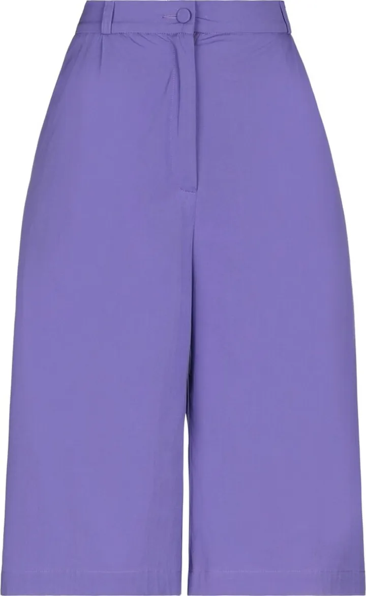 Cropped Pants Purple