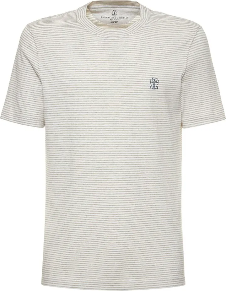 Cotton & linen t-shirt