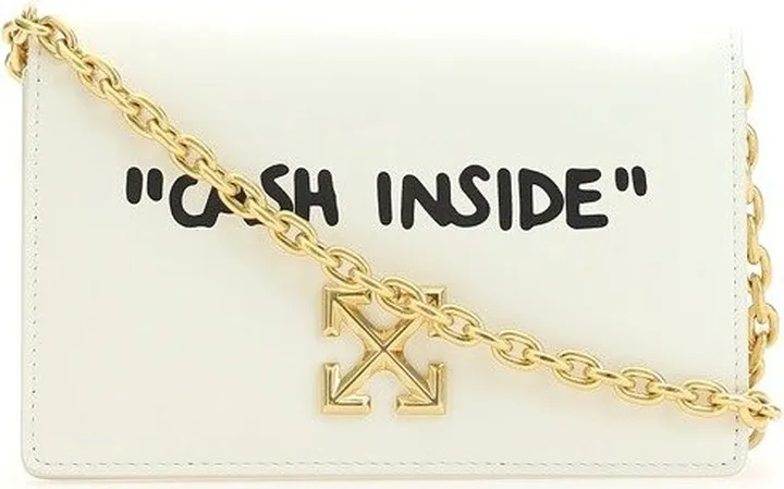 Off-White Jitney 0.5 Logo Plaque Crossbody Bag