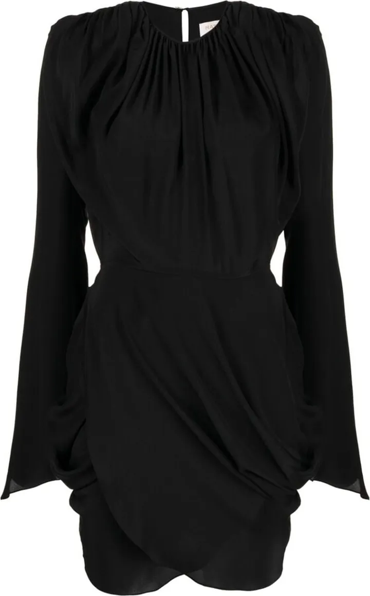 Wraparound Silk Dress