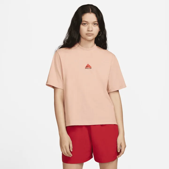 Women's Nike ACG Short-Sleeve T-Shirt in Orange