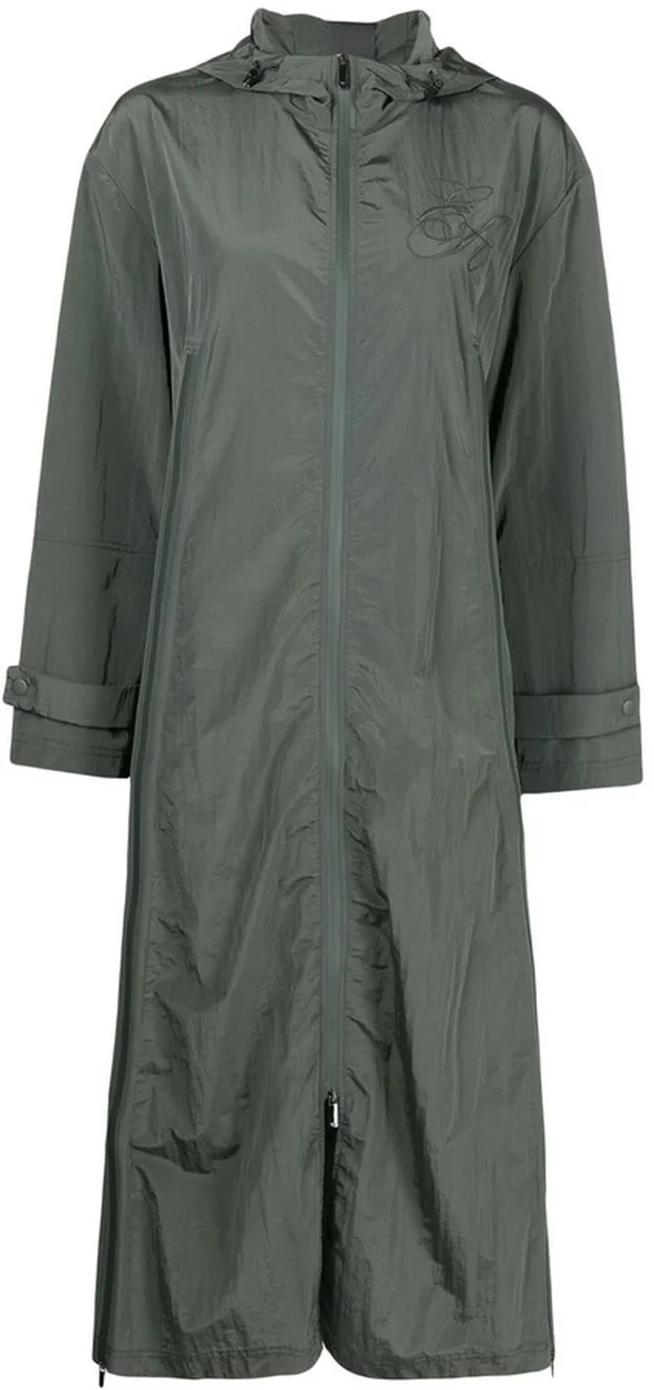 Embroidered Logo Raincoat
