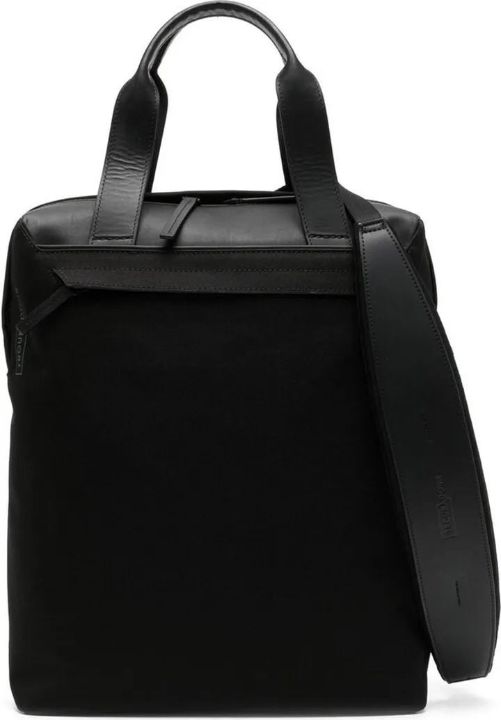Logo-Print Zip-Up Tote Bag