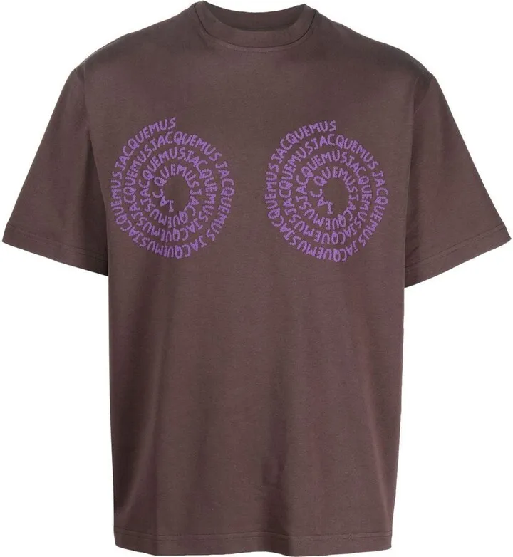 Le T-Shirt Bordalo spiral-logo print T-shirt