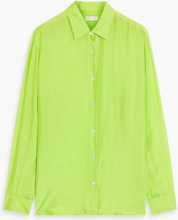 Silk crepe de chine shirt
