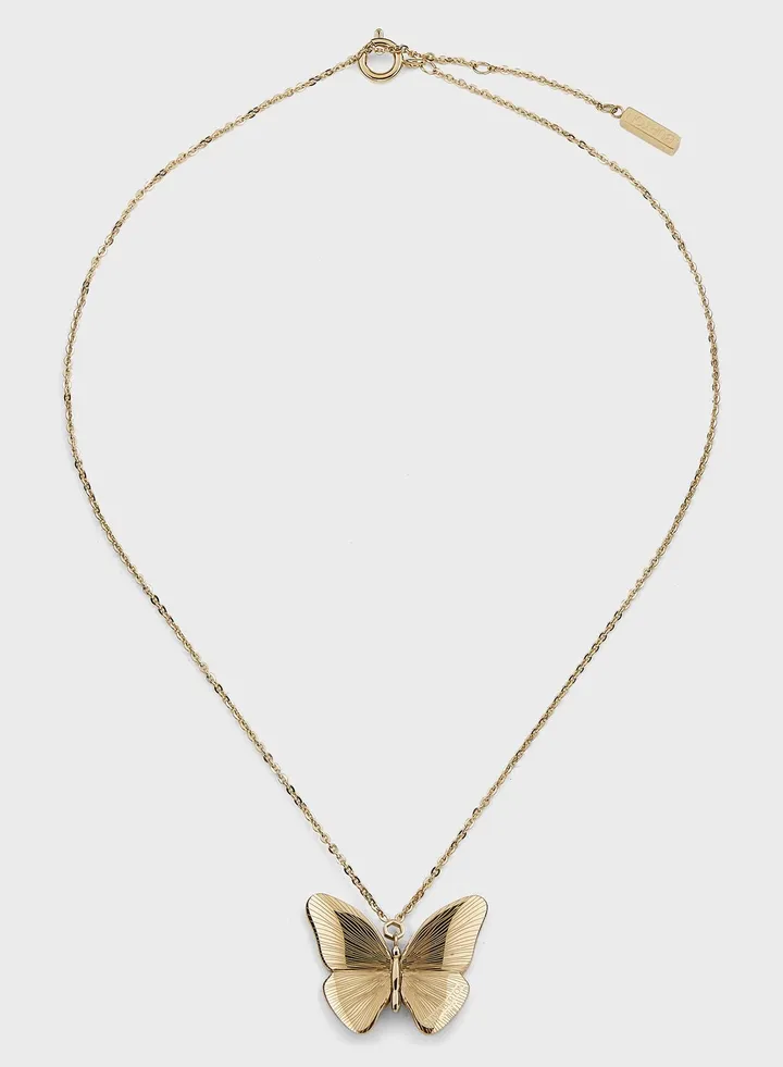Sterling Butterfly Necklace