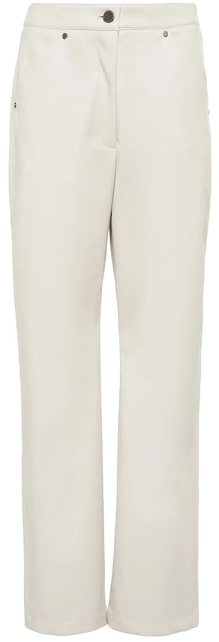 Eve faux leather straight pants