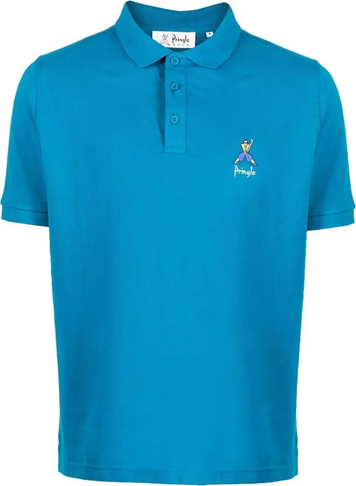 Geometric George Golf polo shirt