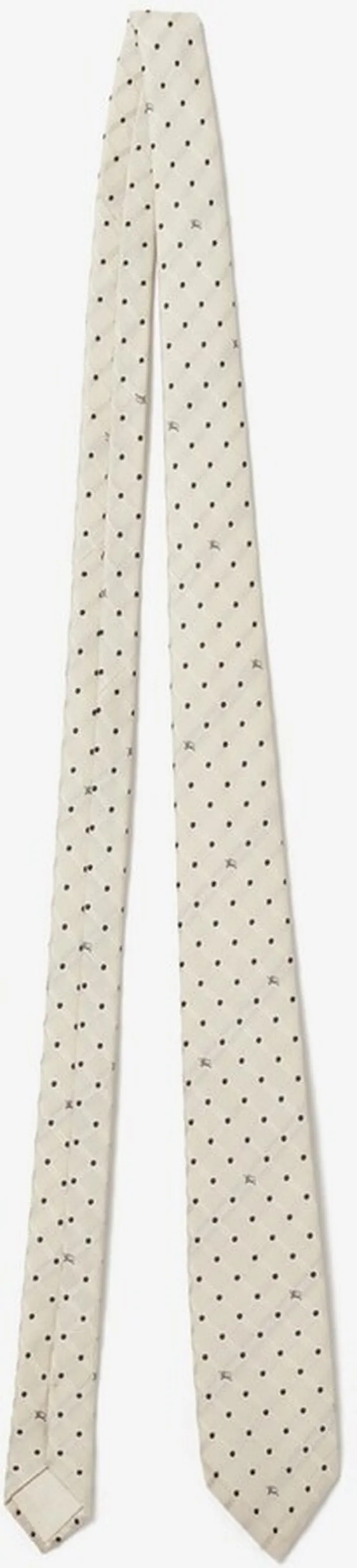 Burberry Classic Cut Polka Dot Silk Jacquard Tie