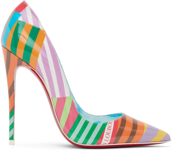Christian Louboutin Multicolor So Kate 120 Heels