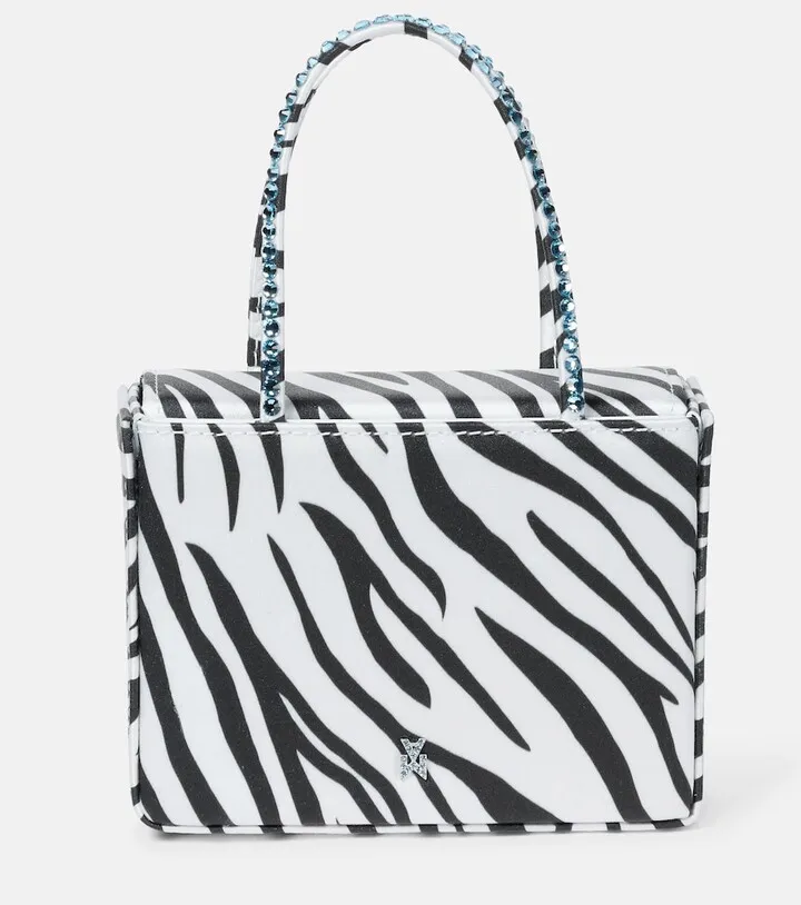 Gilda Super Mini embellished satin tote