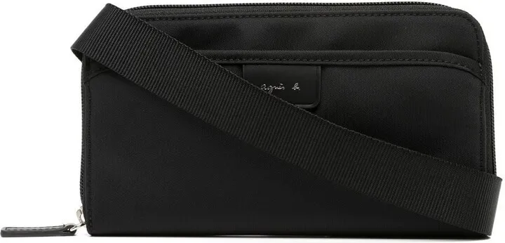 Logo-Lettering Crossbody Bag