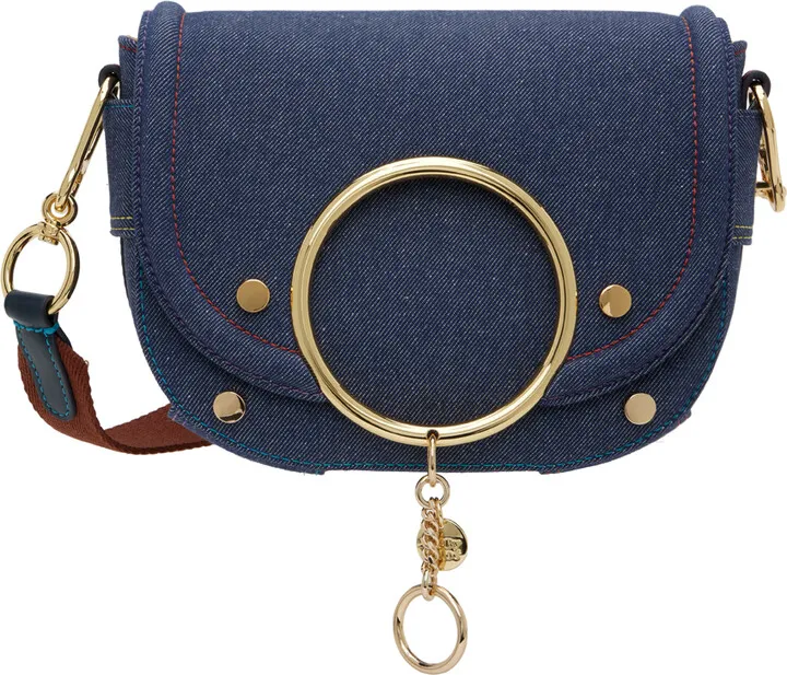 See by Chloé Blue Mara Shoulder Bag