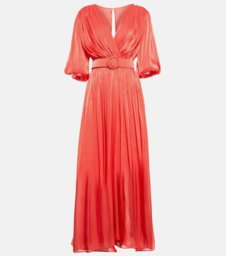 Brennie georgette midi dress