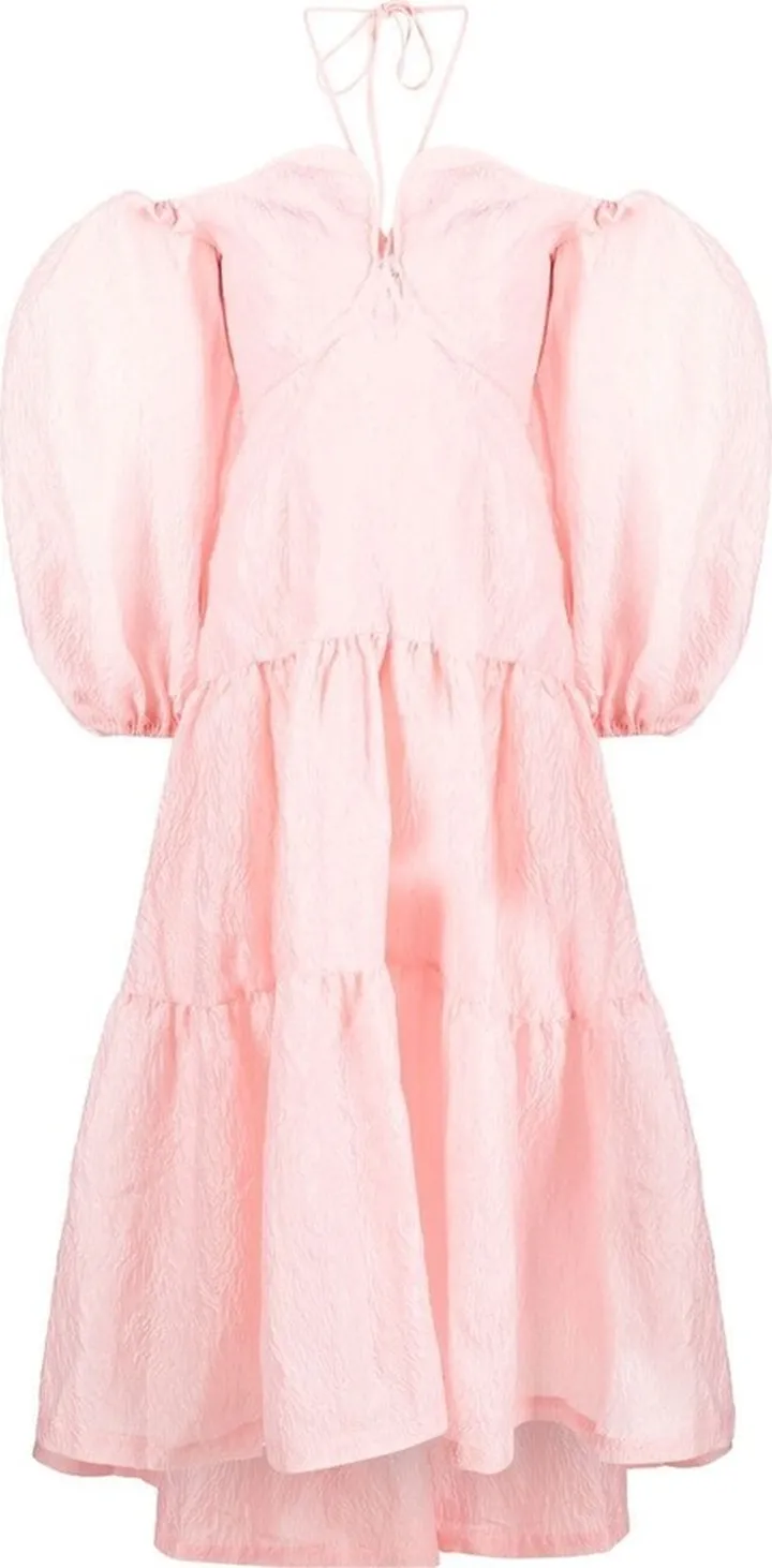 Puff Sleeve Midi Dress