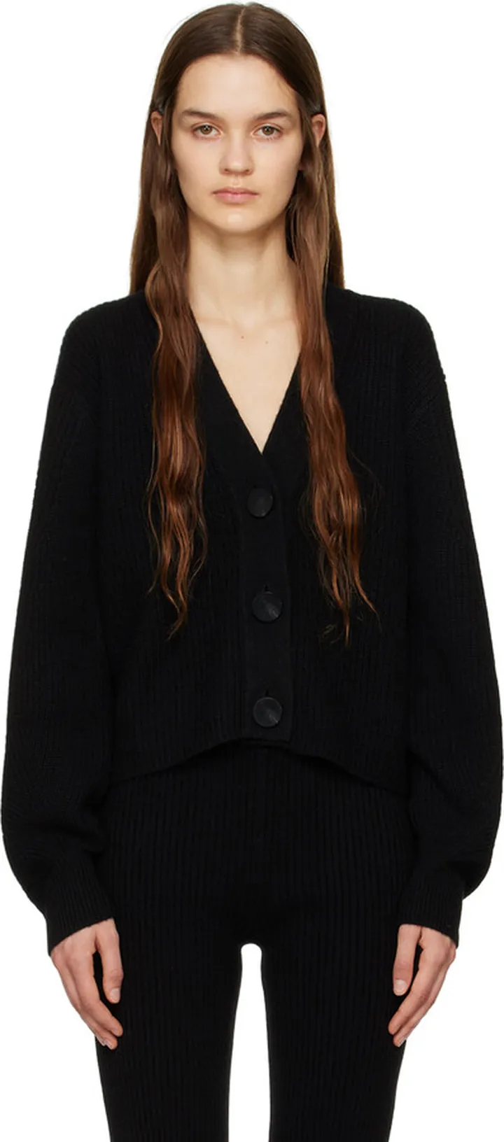 LISA YANG Black 'The Minna' Cardigan
