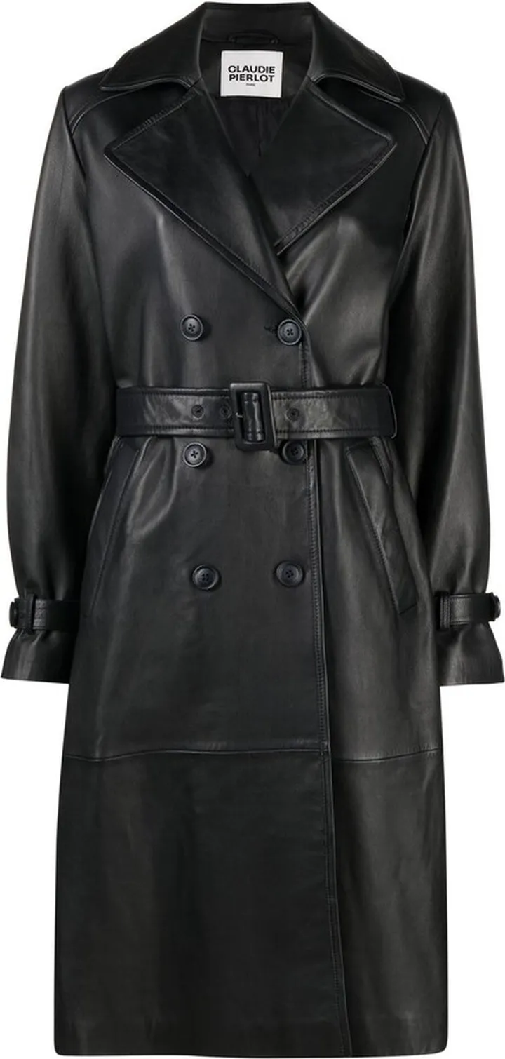 Leather Trench Coat