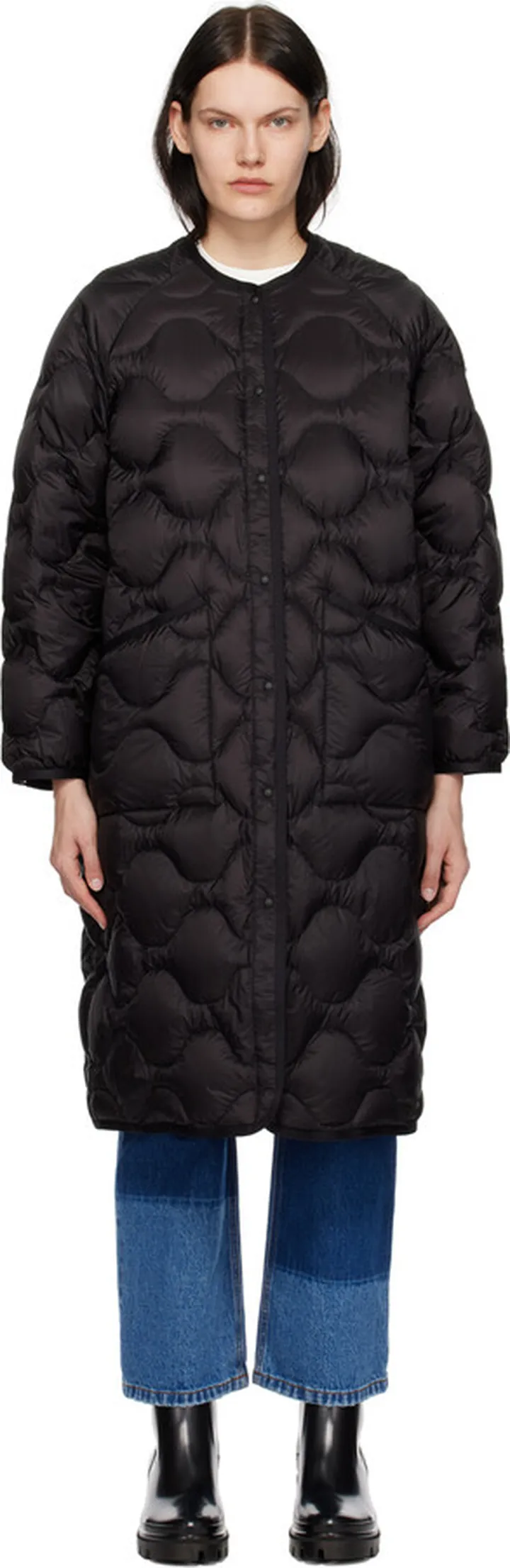 Moncler Genius 4 Moncler HYKE Black Nadelhornis Down Coat