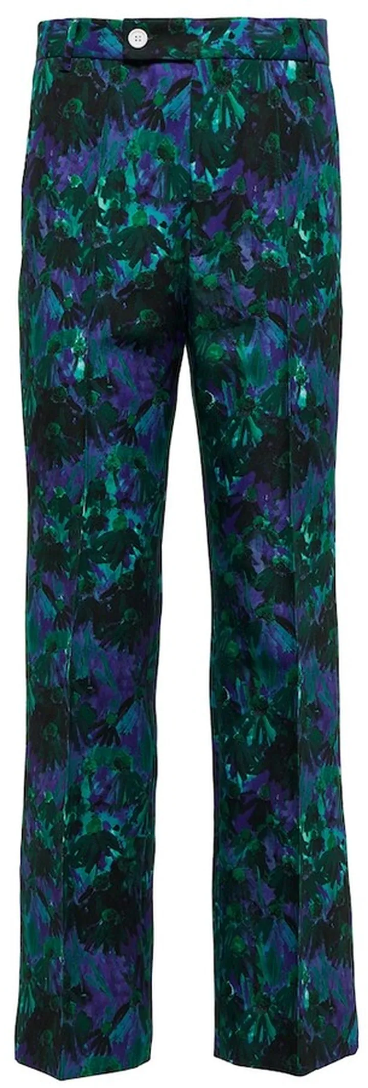 Cropped floral pants