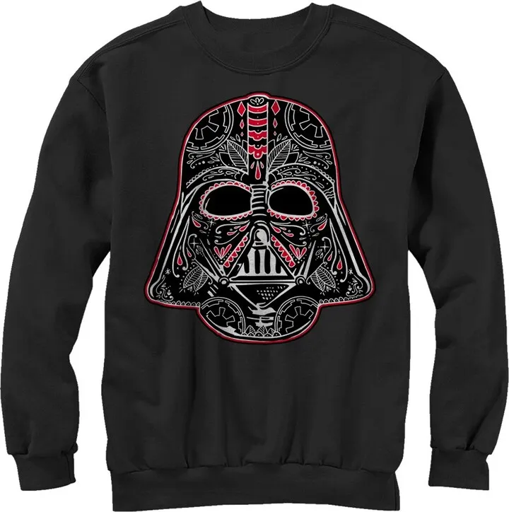 Men's Star Wars Sugar Skull Vader Sweatshirt - Black - 2X Large